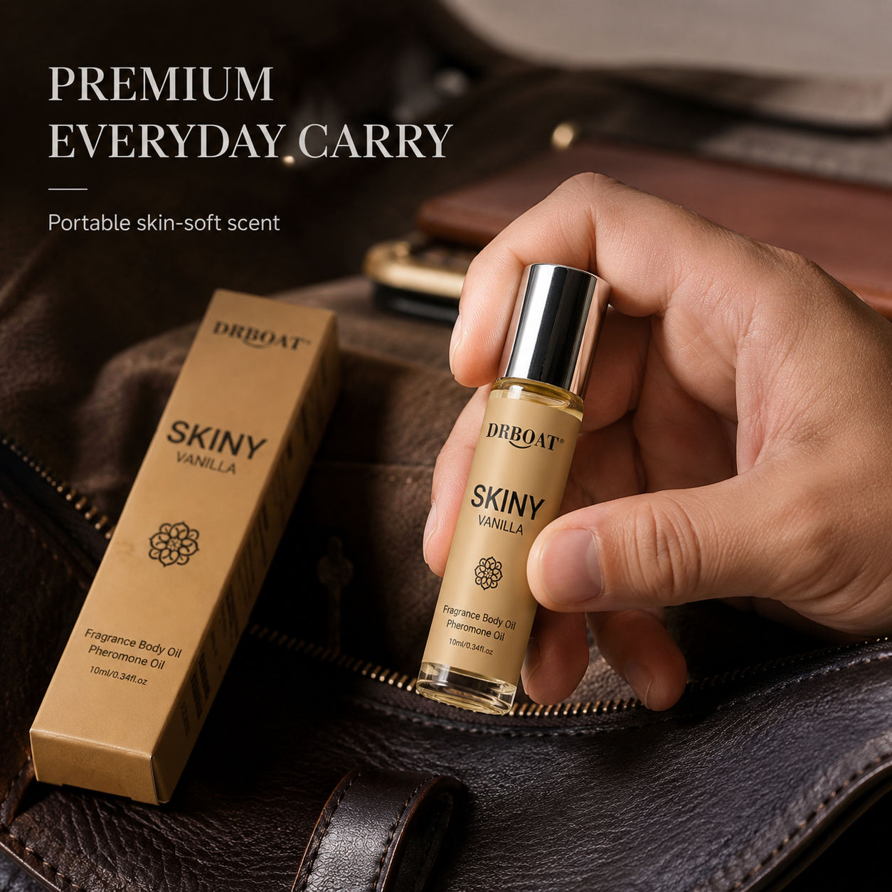 Perfume Alcohol Fragrance - Óleo de fragrância roll-on para homens,